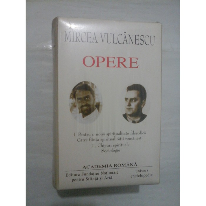MIRCEA VULCANESCU - OPERE (2 Volume) - Editia ACADEMIEI